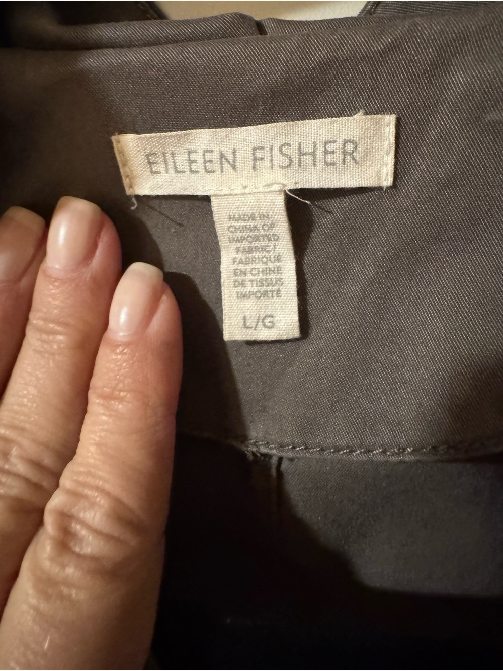 Eileen Fisher Olive Utility Jacket - Picture 3 of 5
